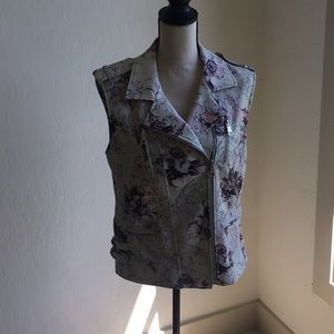 Rebecca Taylor lamb leather vest